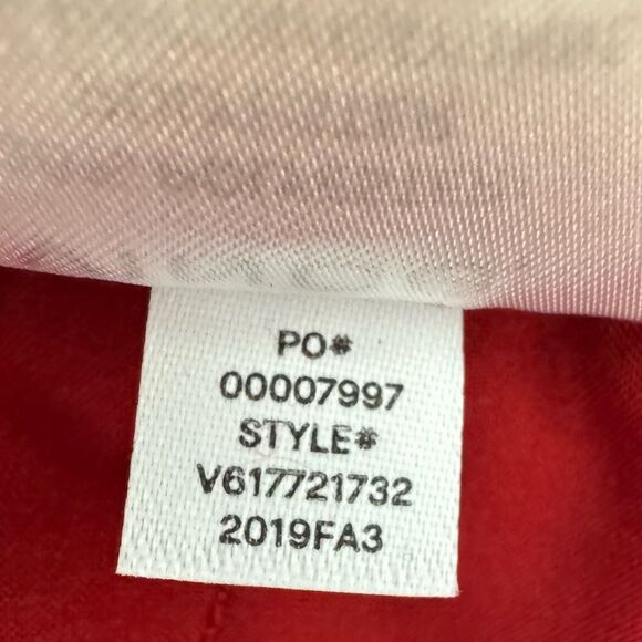 Vince Flannel Tailored Wool Blend Pants in Crimson Red Size 0 XS - Picture 14 of 15